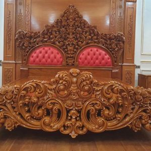 Giường ngủ gỗ gõ đỏ GĐ01