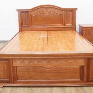 Giường ngủ gỗ xoan đào GX11
