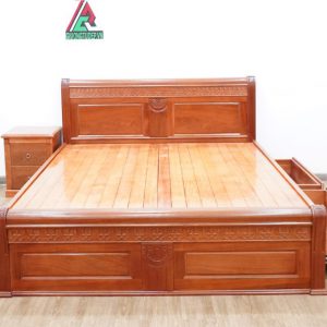 Giường ngủ gỗ xoan đào GX13