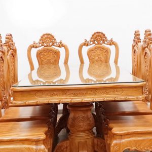 Bàn ăn gỗ gõ đỏ BA030