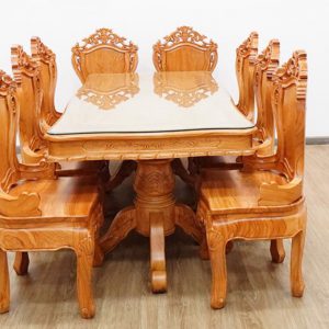 Bàn ăn gỗ gõ đỏ BA031