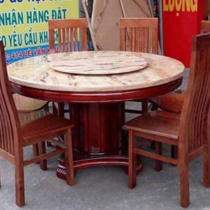 Bàn ăn mặt đá BA015