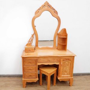 Bàn trang điểm gỗ gõ đỏ BP023