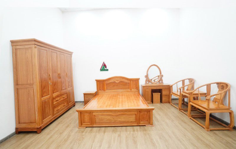 combo-phong-ngu-go-dinh-huong-cb15-01 Combo phòng ngủ gỗ đinh hương mã số CB15