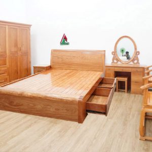 Combo phòng ngủ gỗ đinh hương mã số CB97