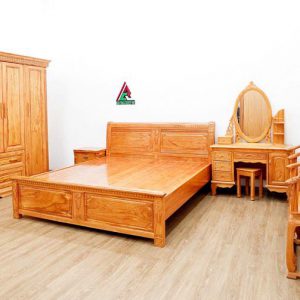 Combo phòng ngủ gỗ gõ đỏ C51