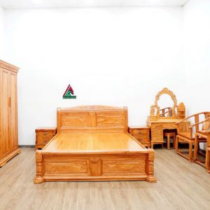 Combo phòng ngủ gỗ gõ đỏ C67