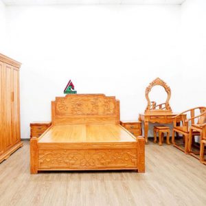 Combo phòng ngủ gỗ gõ đỏ C78