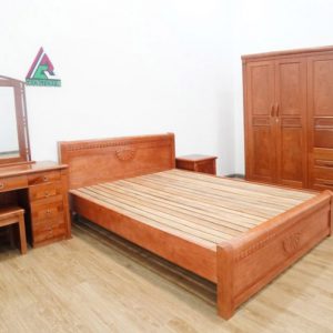 Combo Phòng Ngủ Gỗ Sồi Cb08