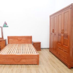 Combo phòng ngủ gỗ sồi C08