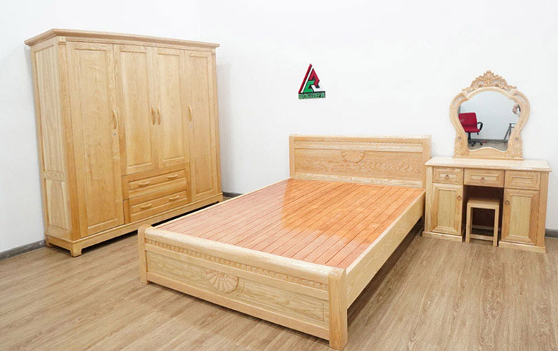 combo-phong-ngu-go-soi-cb91-10 Combo phòng ngủ gỗ sồi CB91 mang vẻ sang trọng và quý phái
