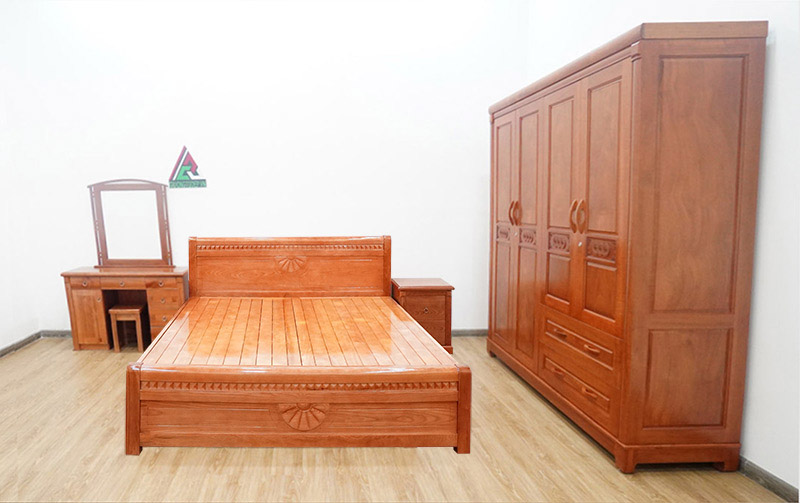combo-phong-ngu-go-soi-cb94-1 Combo phòng ngủ gỗ sồi CB94 với màu sắc tự nhiên