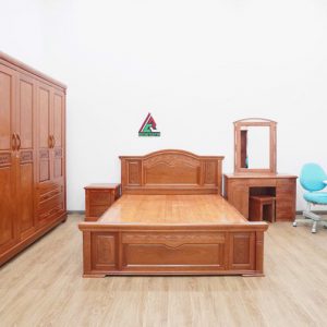 Combo phòng ngủ gỗ xoan đào C11