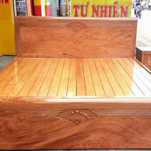Giường ngủ gỗ hương đá G61