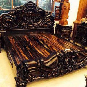 Giường ngủ gỗ mun GM44