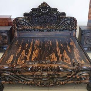 Giường ngủ gỗ mun GM44