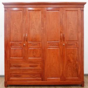 Tủ quần áo gỗ hương đá TH38