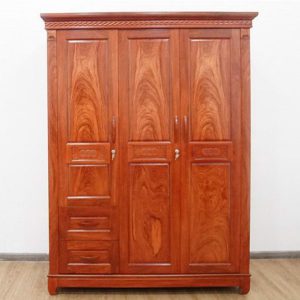 Tủ quần áo gỗ hương đá TH39