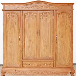 Tủ quần áo gỗ gõ đỏ TH44