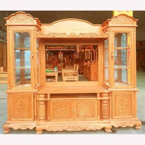 Tủ rượu gỗ gõ đỏ TR003