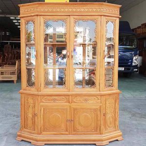 Tủ rượu gỗ gõ đỏ TR004