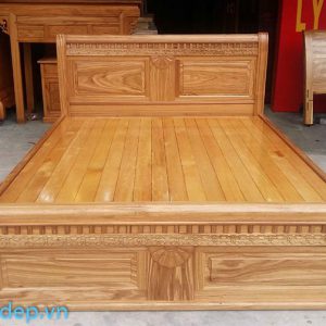 Giường Gỗ Hương Vân Gn31